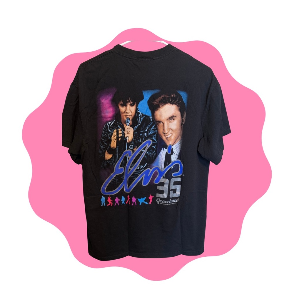 Elvis Presley Black Graphic T-Shirt